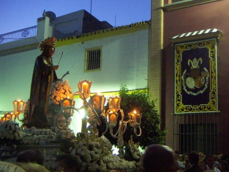 Santa Marta llegando a la Capilla de Jes�s